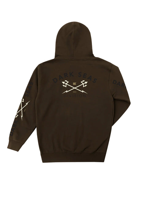 Dark Seas Headmaster Hoodie brown – Vorderansicht