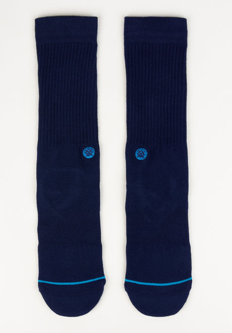 Stance Icon Socken darknavy – Vorderansicht