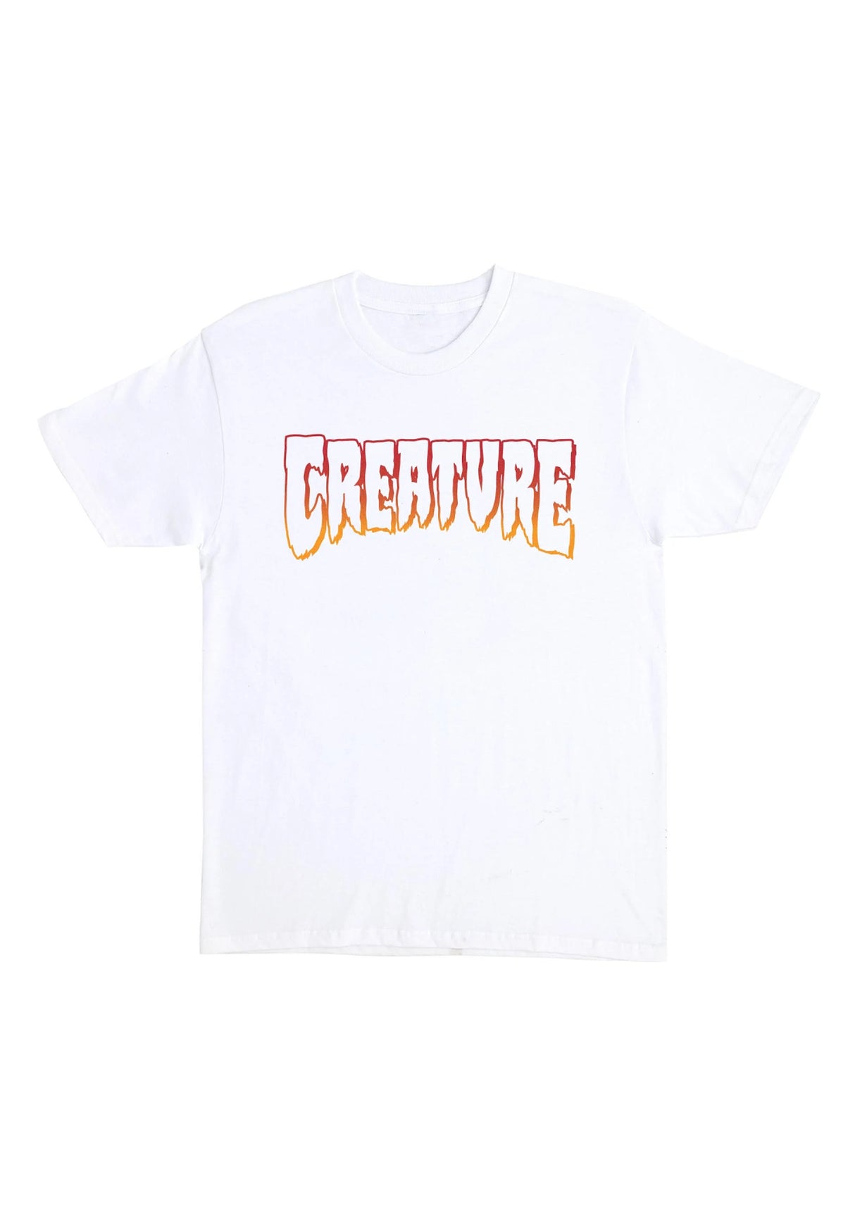 Logo Outline Heavyweight white-red Vorderansicht
