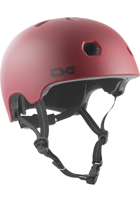 Meta Solid Color satin oxblood Vorderansicht