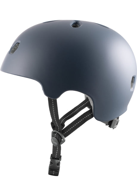 Meta Solid Color satin paynes grey Closeup2