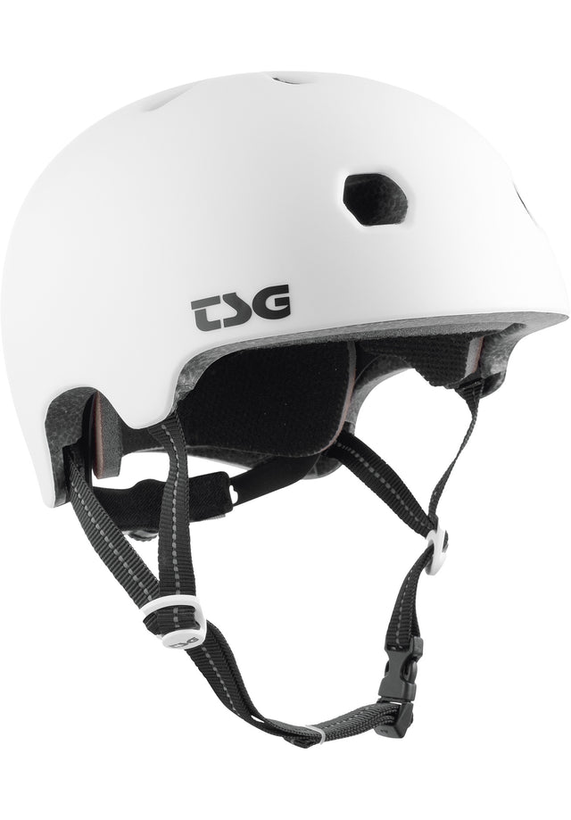Meta Solid Color satin white Vorderansicht