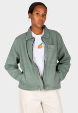 Nany Shirt Jacket sage Vorderansicht