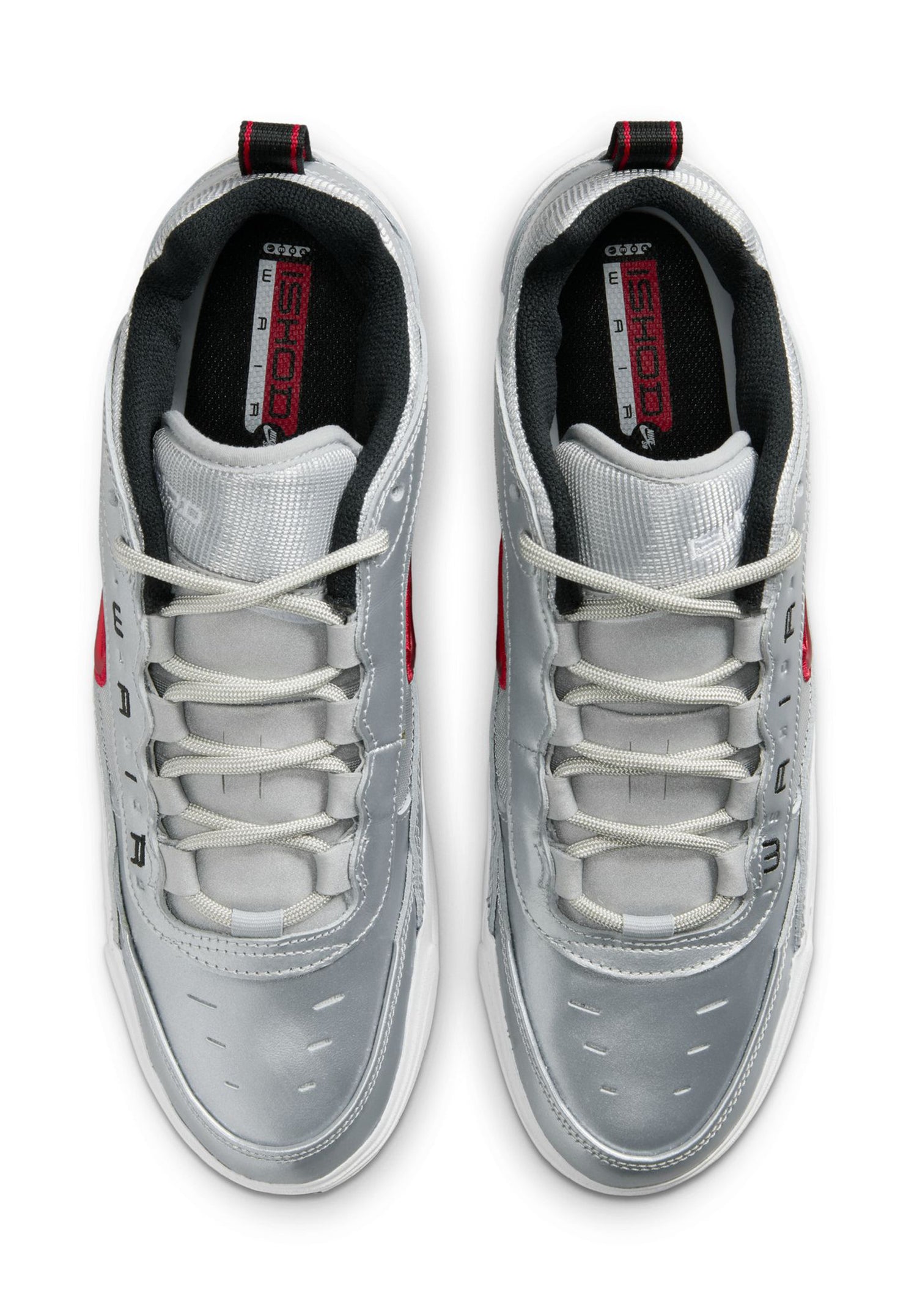 Nike SB Air Max Ishod PRM metallicsilver-varsityred Closeup1 Zoom Image
