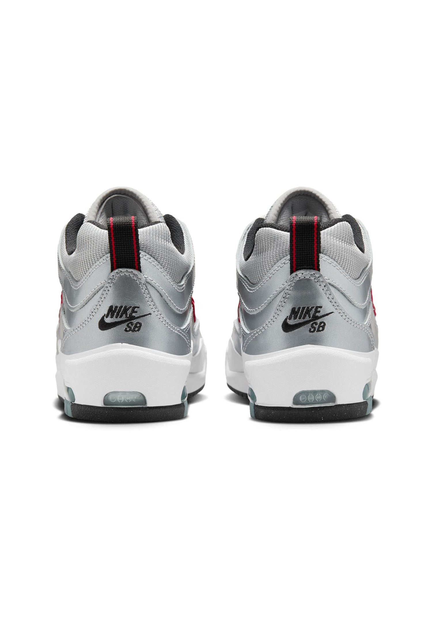 Nike SB Air Max Ishod PRM metallicsilver-varsityred Closeup2 Zoom Image
