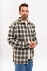 Paris olive-checked Closeup1