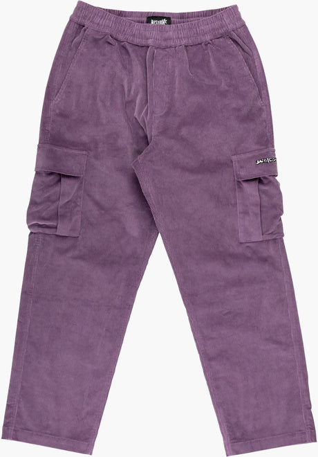 Welcome Chamber Corduroy Cargo Chino- / Stoffhose berry – Vorderansicht