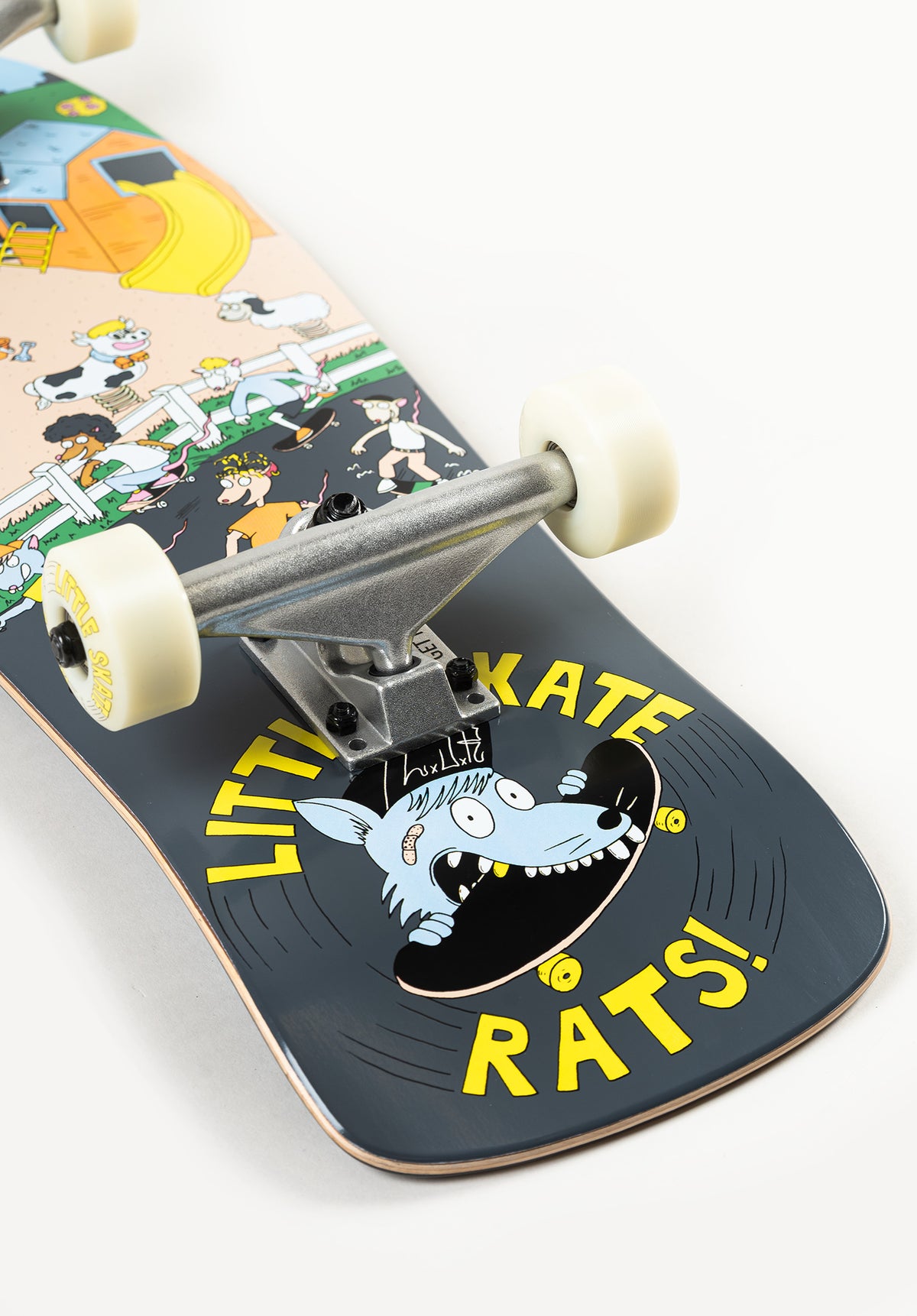 Little Skate Rats Assembly Kit Tribute Micro Komplettboard multicolored – Oberansicht