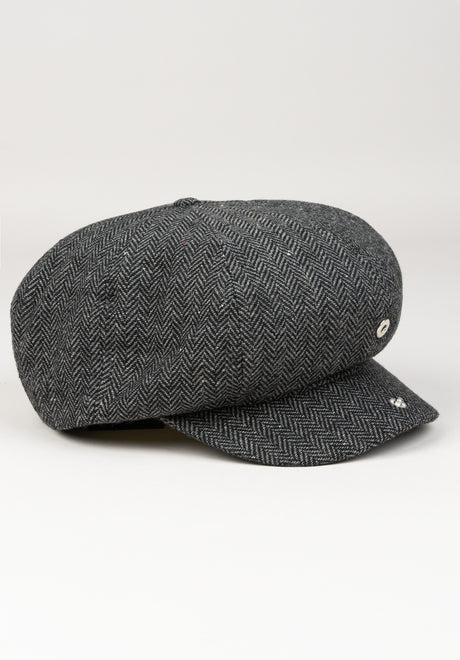 Brixton Brood Hut grey-black – Rückenansicht