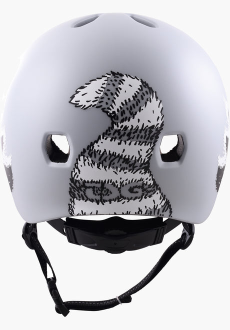 TSG Meta Graphic Design Helm raccoon – Rückenansicht