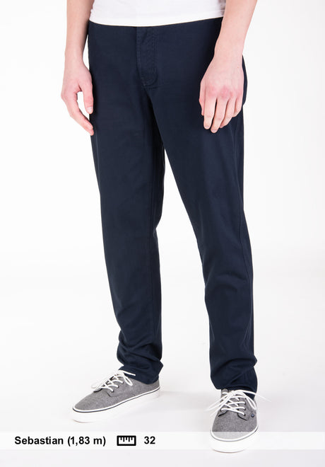Element Howland Classic Chino- / Stoffhose eclipsenavy – Vorderansicht