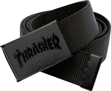 Thrasher Flame Belt Gürtel black – Vorderansicht