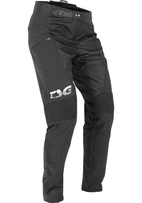 TSG Ridge DH Pants Women Biker-Hose black – Vorderansicht