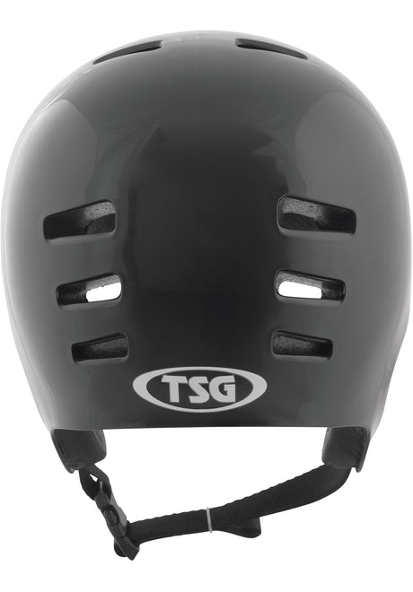 TSG Dawn Flex Solid Color Helm black – Rückenansicht