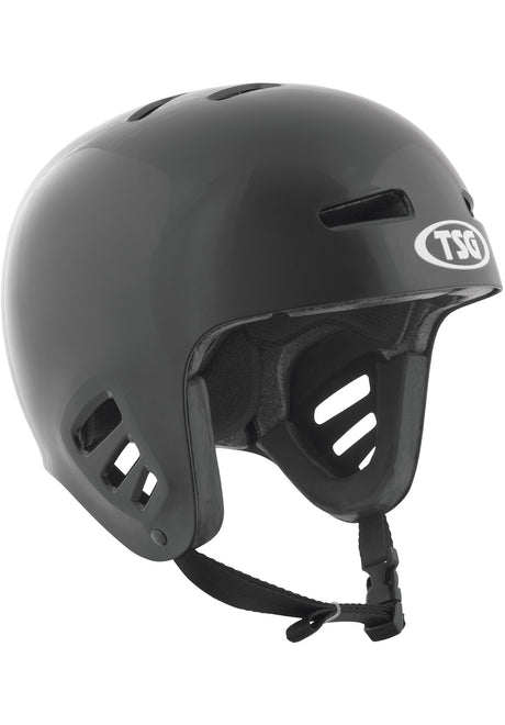 TSG Dawn Flex Solid Color Helm black – Vorderansicht