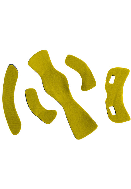TSG Toddler Helmet Pad Kit DC 5er Diverse Schoner yellow – Vorderansicht