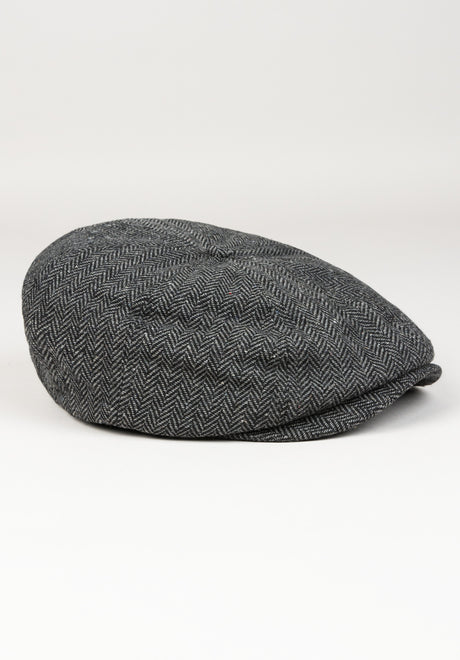 Brixton Brood Hut grey-black – Vorderansicht