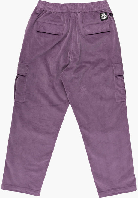 Welcome Chamber Corduroy Cargo Chino- / Stoffhose berry – Rückenansicht
