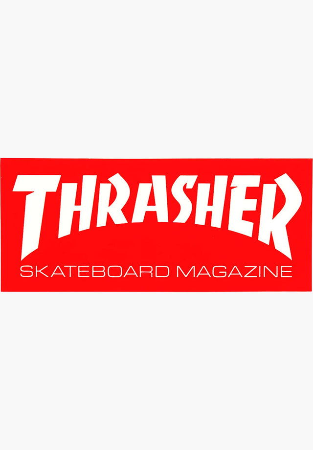 Skate Mag Mini Sticker red Vorderansicht