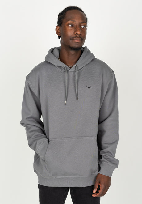 Cleptomanicx Ligull Boxy Hoodie lavasmoke – Ansicht 1