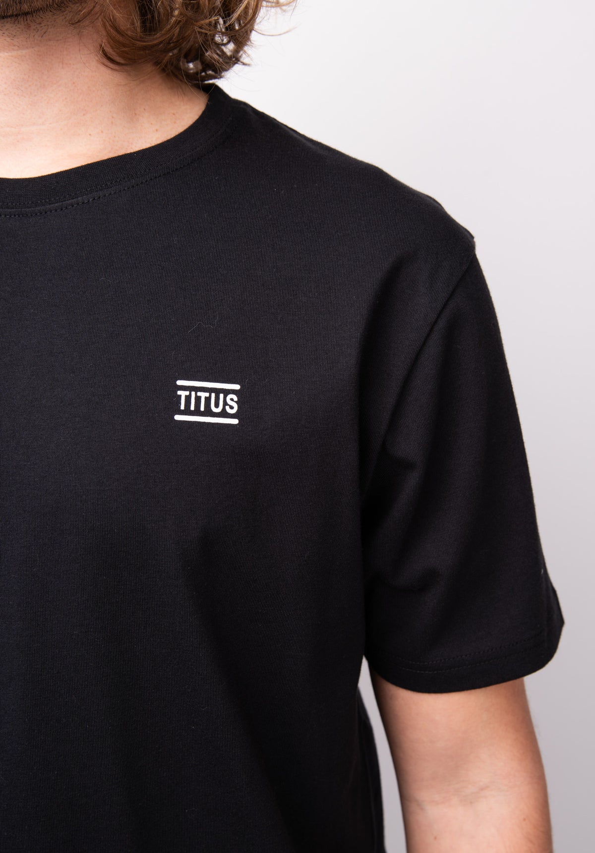 TITUS Chest Emblem 2 Pack T-Shirt black – Ansicht 3