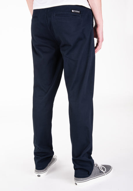 Element Howland Classic Chino- / Stoffhose eclipsenavy – Rückenansicht