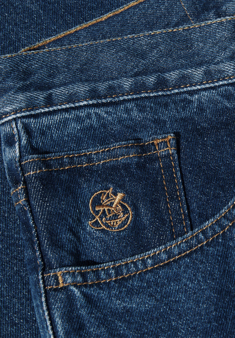 Polar Skate Co 93! Denim Jeans darkblue – Detailansicht 1