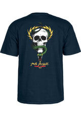 Mc Gill Skull & Snake navy Close-Up1