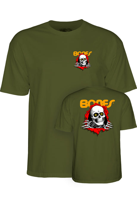 Powell-Peralta Ripper Kids T-Shirt military-green – Vorderansicht