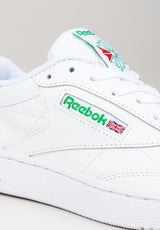 Club C 85 white-green Unteransicht