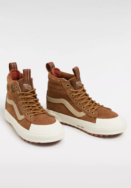Vans Sk8-Hi MTE Waterproof Schuhe Mädels brown – Rückenansicht