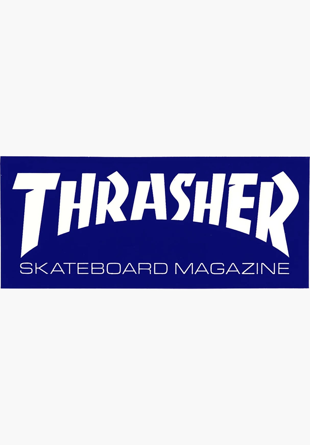 Skate Mag Mini Sticker blue Vorderansicht