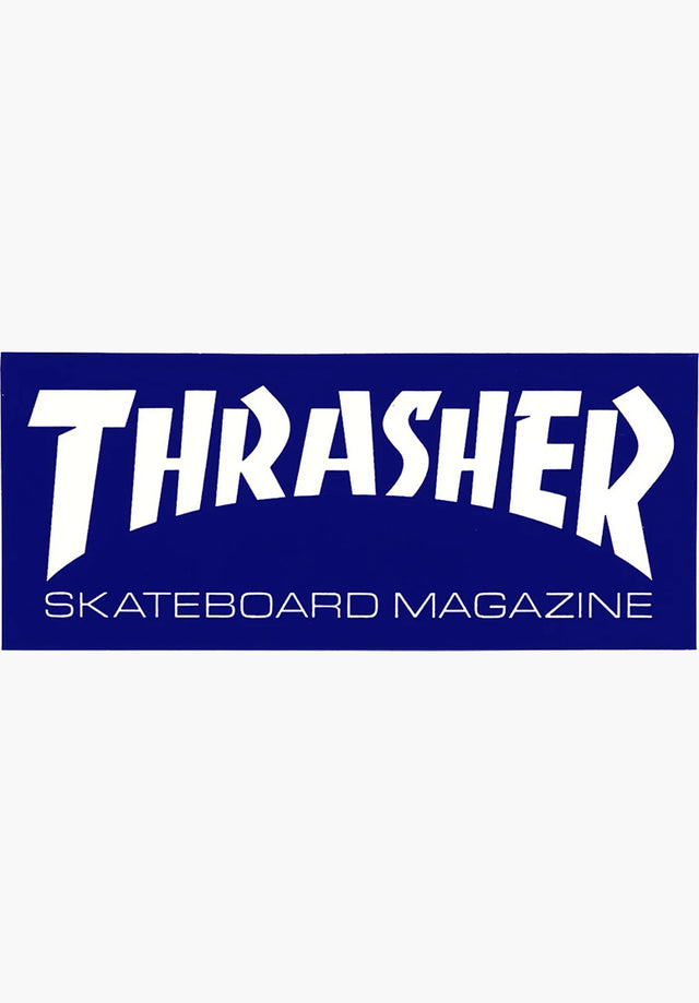 Skate Mag Mini Sticker blue Vorderansicht