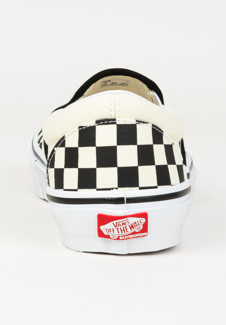 Vans Skate Slip-On Schuhe Jungs checkerboard-black-off – Seitenansicht