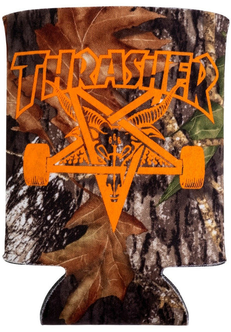 Thrasher Skategoat Koozie diverser Artikel camo – Vorderansicht