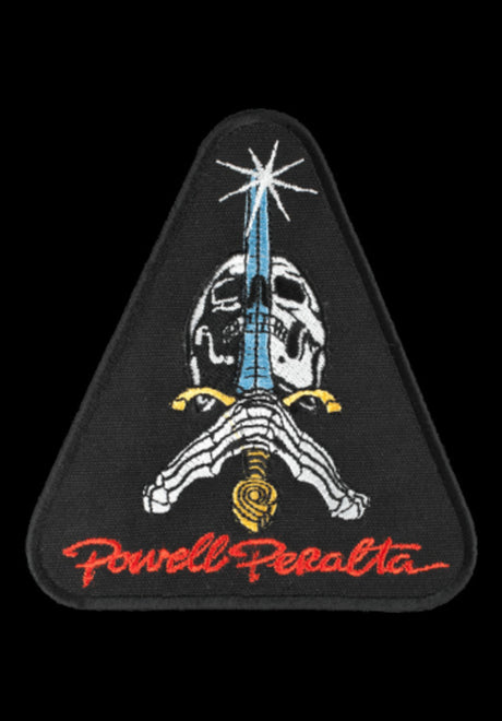 Skull & Sword '2' 3,5" Patch red Vorderansicht