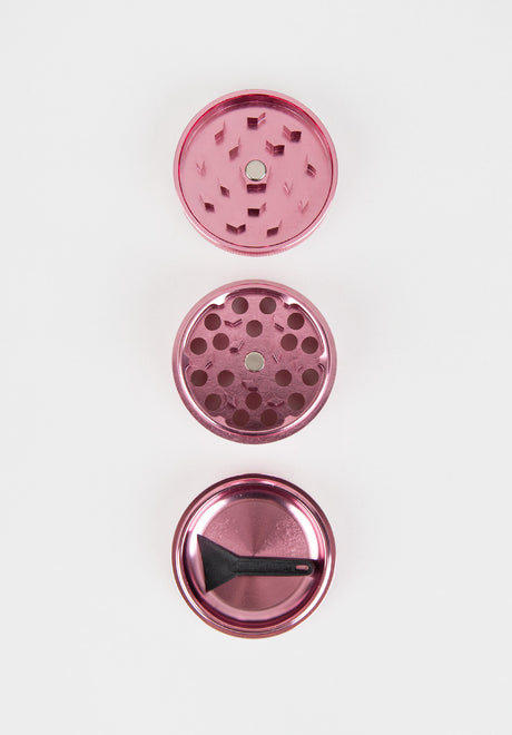 TITUS Spiro Pocket Metal 3 Parts Mini Grinder diverser Artikel pink – Detailansicht 2