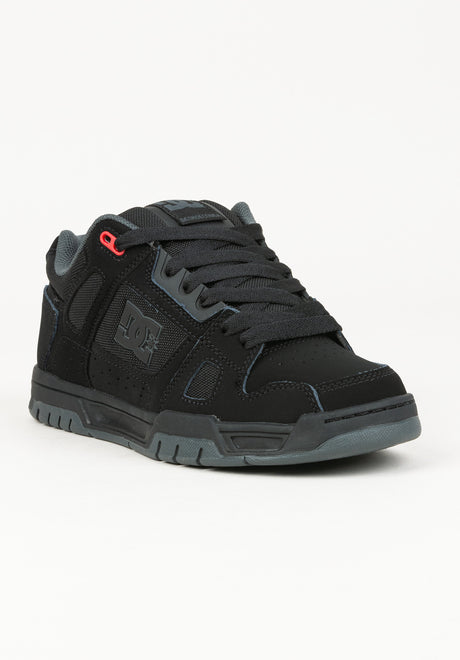 DC Shoes Stag Schuhe Jungs black-grey-red – Vorderansicht