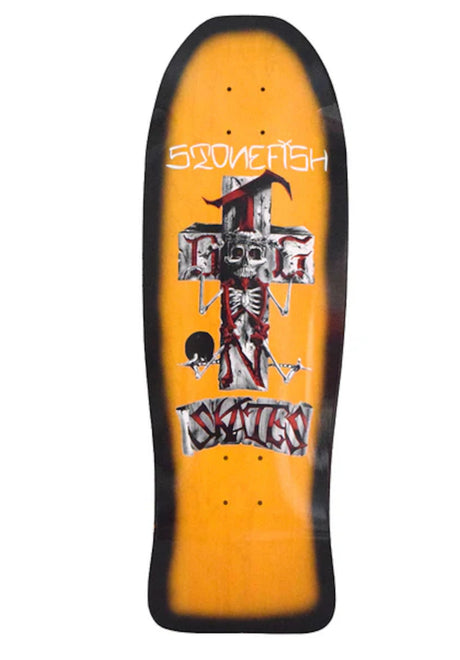 Stonefish 80s ReIssue orange stain - black fade Vorderansicht