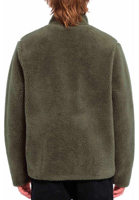 Volcom Storm Stone Übergangsjacke darkkhaki – Rückenansicht