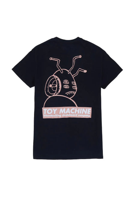 Toy-Machine T-Mission Embroidered T-Shirt black – Vorderansicht