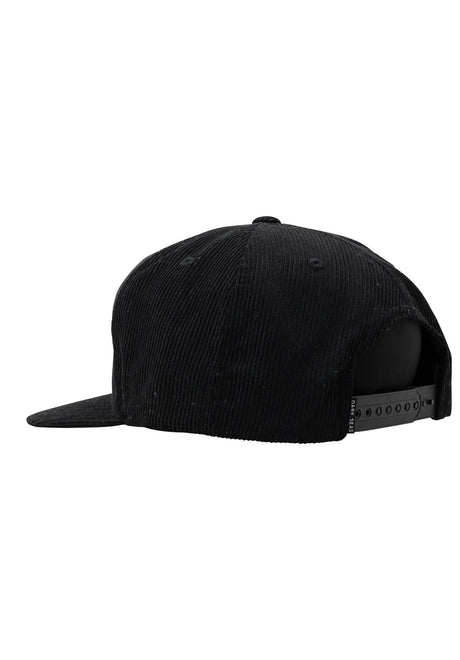 Tridents Corduroy black Rueckenansicht