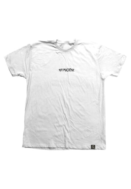 Toy-Machine Triple Fist Embroidered T-Shirt white – Rückenansicht