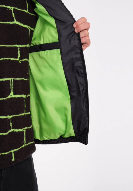 Volcom Wallstone Winterjacke black – Rückenansicht