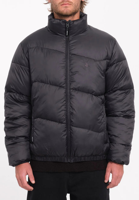 Volcom Wallstone Winterjacke black – Vorderansicht
