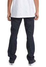Worker Straight Denim Rid indigodark Rueckenansicht