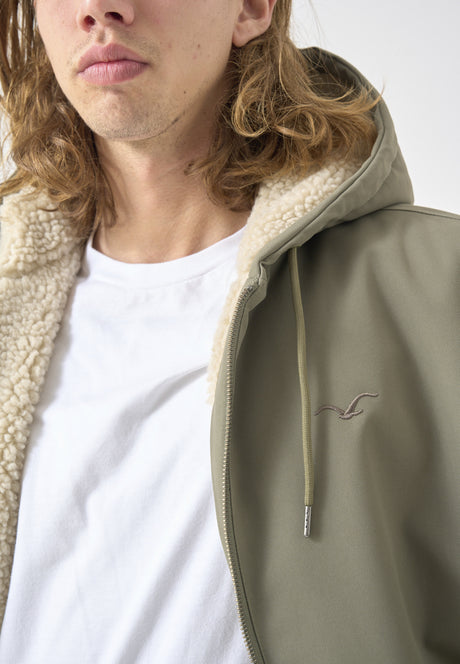 Cleptomanicx Workist Winterjacke dustyolive – Ansicht 3