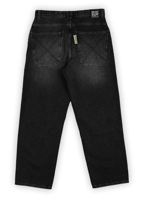 Homeboy X-Tra Baggy Vintage Denim Jeans vintageblack – Rückenansicht
