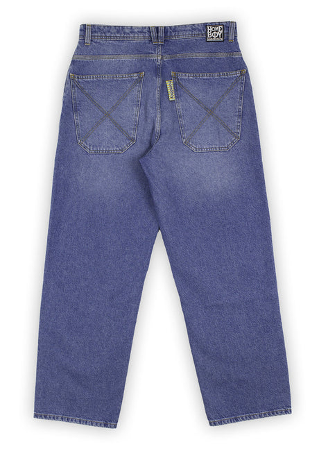 Homeboy X-Tra Baggy Vintage Denim Jeans vintageblue – Rückenansicht