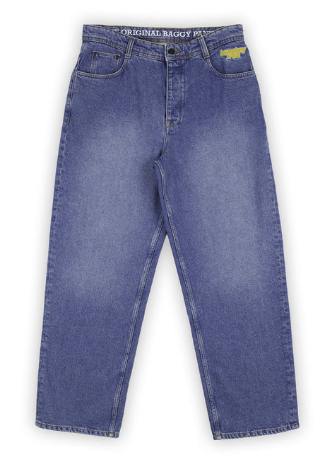 Homeboy X-Tra Baggy Vintage Denim Jeans vintageblue – Vorderansicht